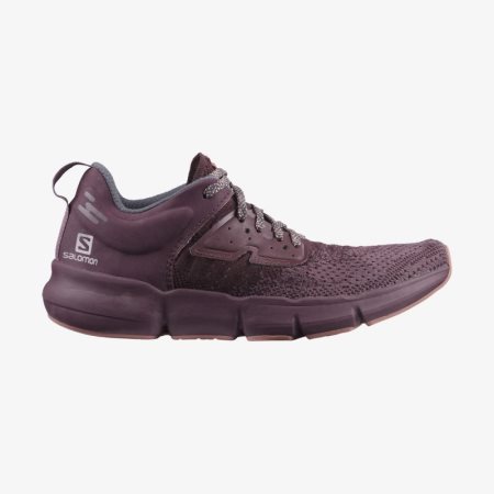 Salomon PREDICT SOC W Womens Running Shoes Burgundy UK SCKM